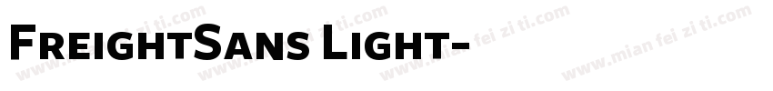 FreightSans Light字体转换